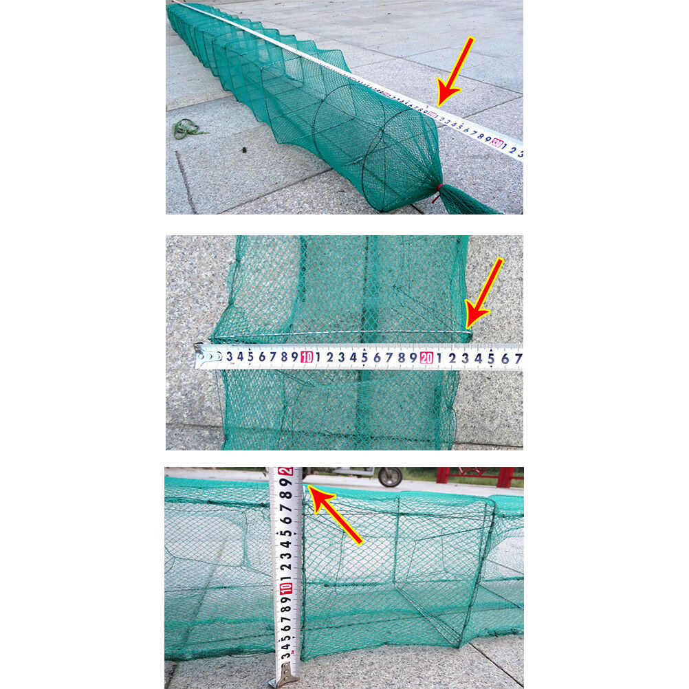Nylon Foldable Portable Crab Crayfish Catcher Live Trap Fishing Eel Lure- JfBDD