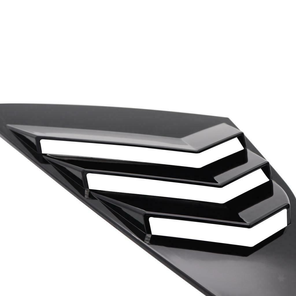 2Piece Window Blinds Side Tuyere Trim Louvers for Ford Focus ST RS MK3 12-18