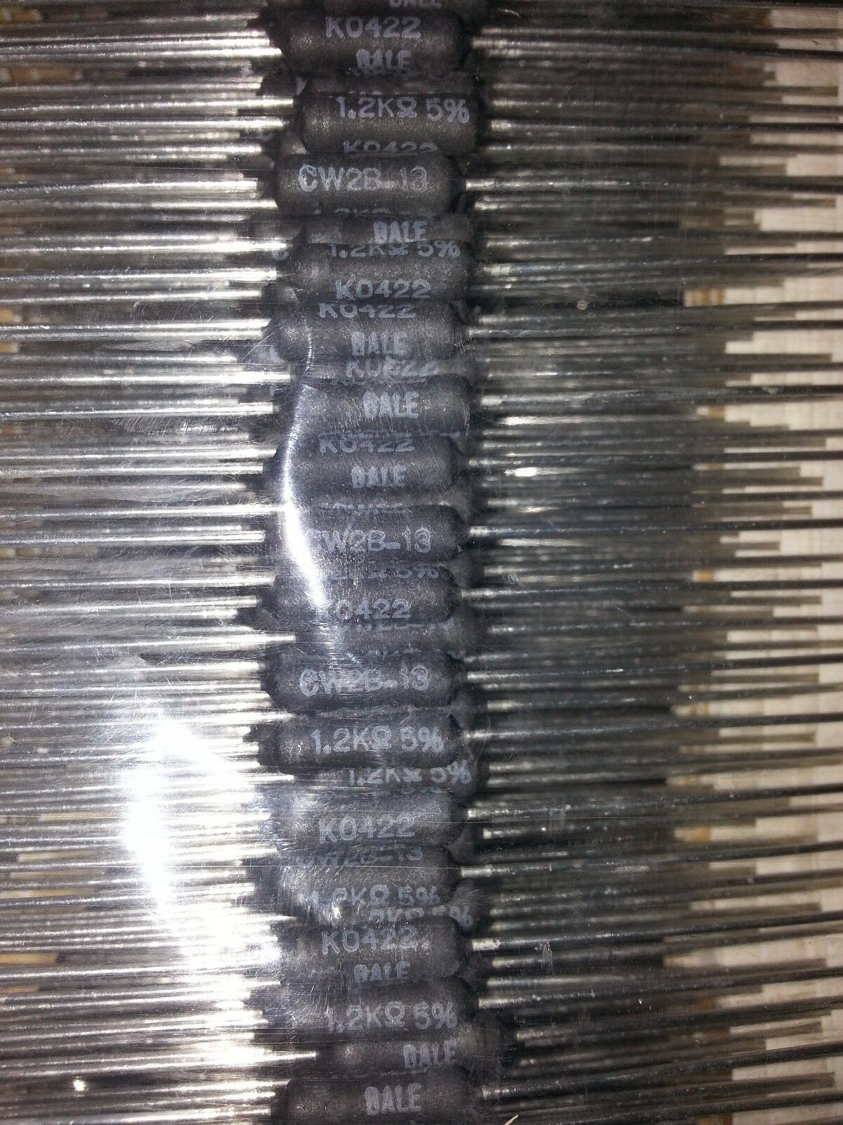25pcs Vishay/Dale 1K2 CW-2B-13 3 watts 5% HI END TUBE AMP RESISTORS FOR AUDIO !