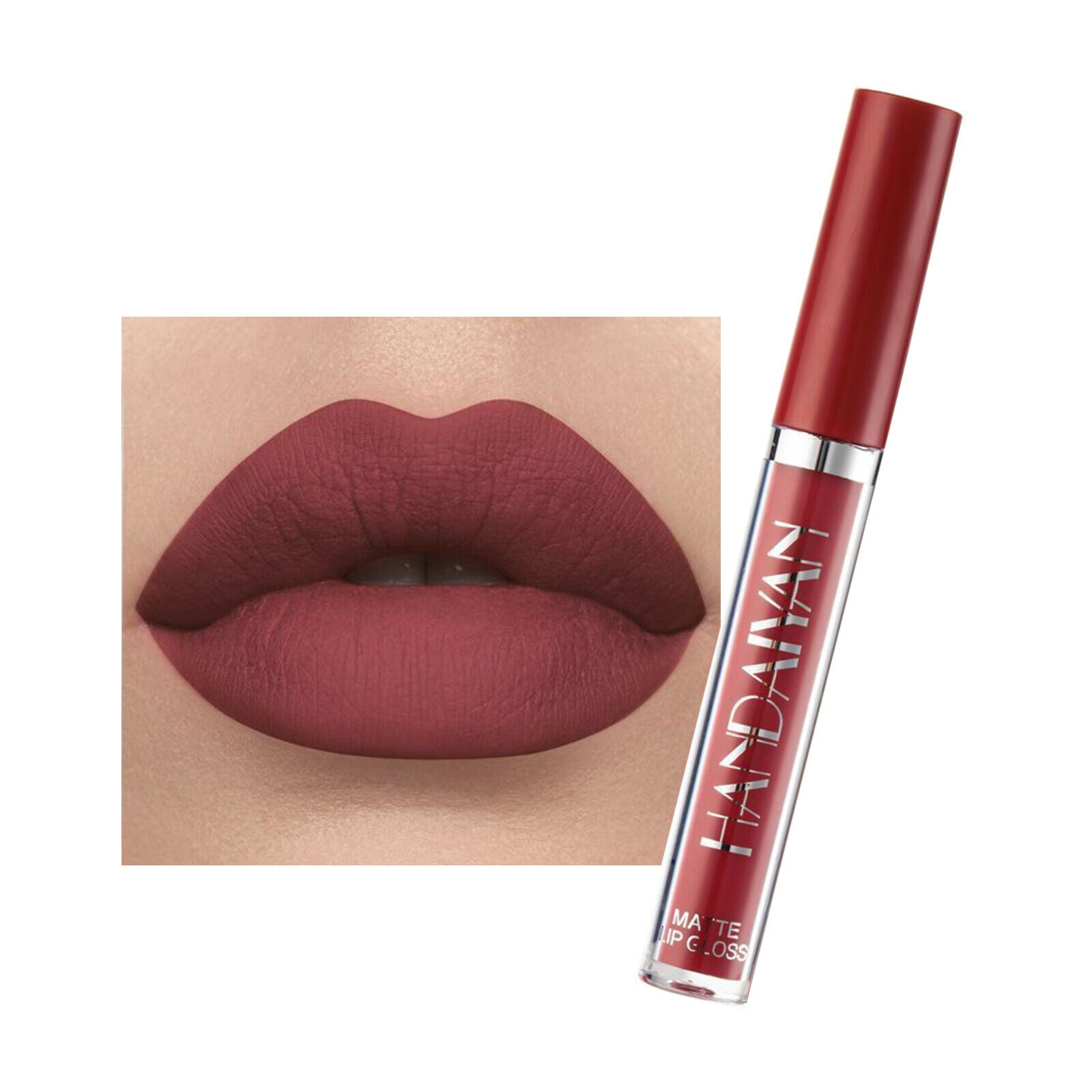 Matte Nude Liquid Lipstick Waterproof Makeup Durable Cosmetics 06