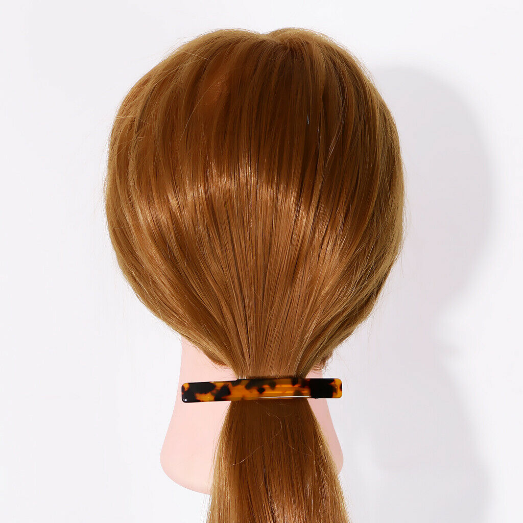 2x Women Ladies Headwear Barrette Clip Banana Ponytail Holder Hair Accessory