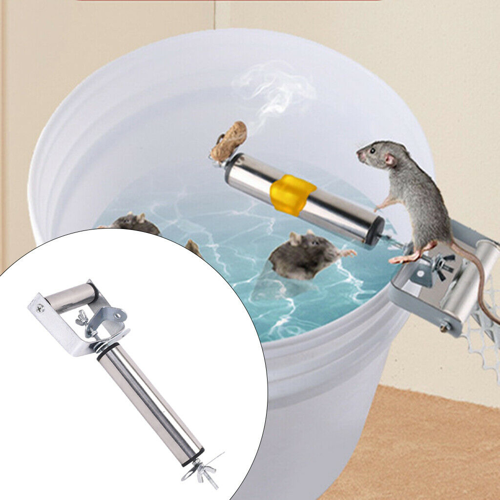 Stainless Steel Mouse Traps Instantly Reusable Mousetrap Garden Rat Control