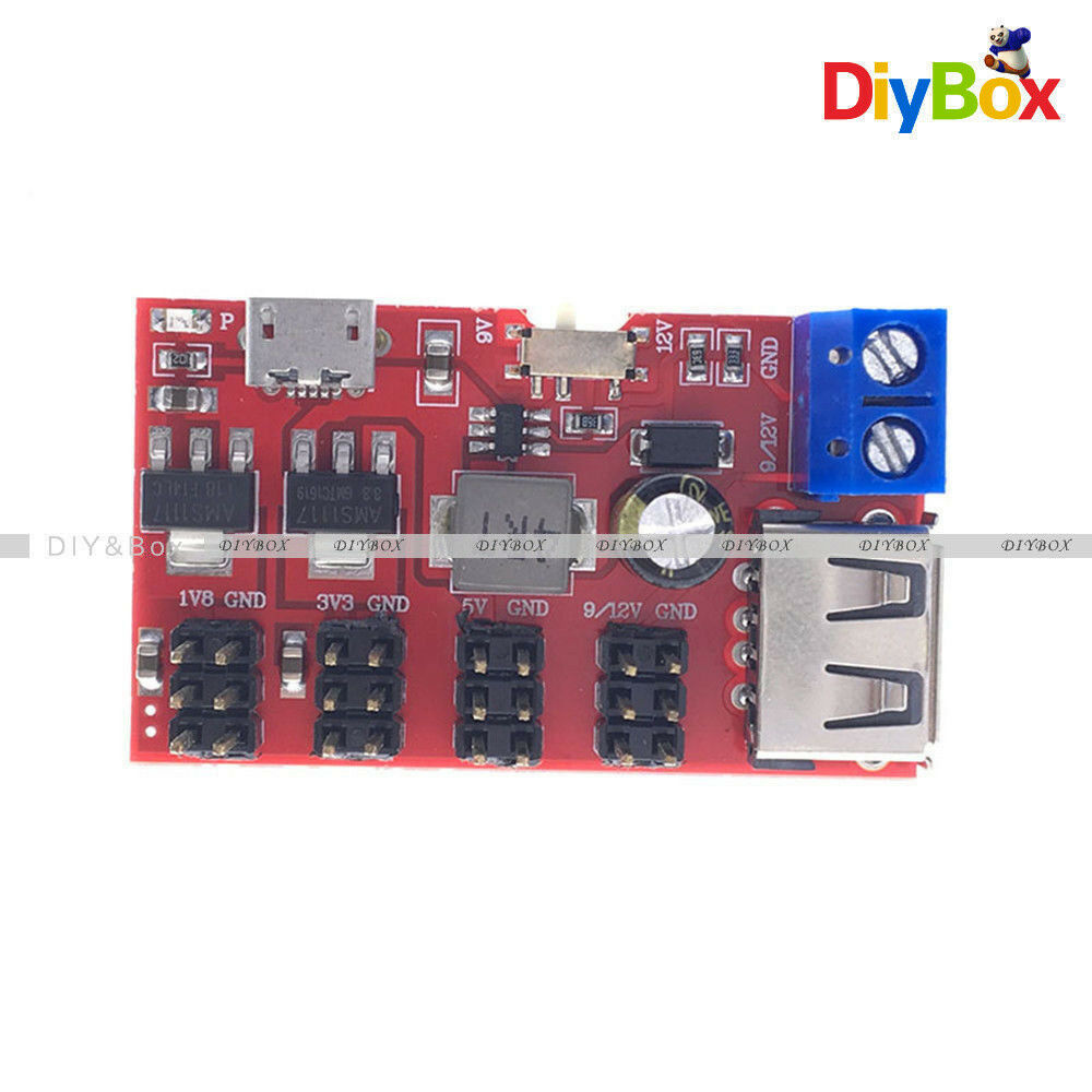 Micro USB 5V to 1.8V/3.3V/5V/9V/12V Power Module Breakout DC to DC USB