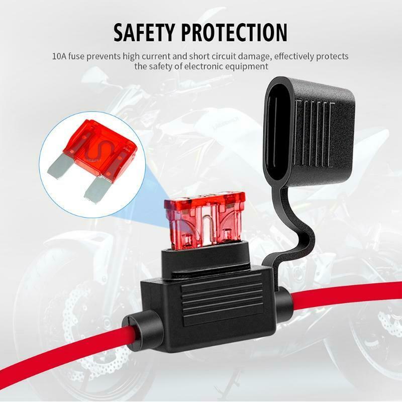 140CM 16AWG SAE-to O Ring Cord Socket Connector Cable Battery Charging CS-1423A1