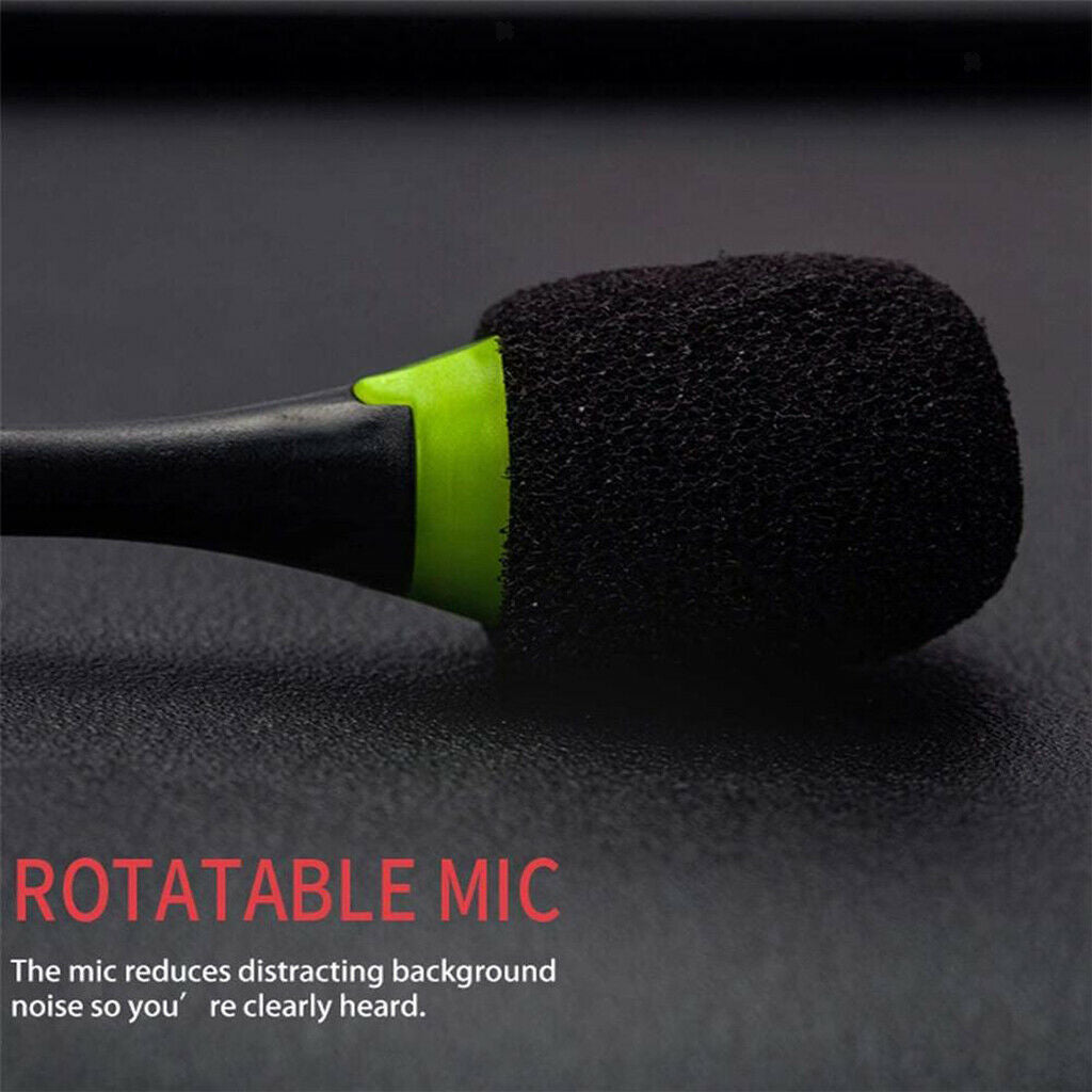 USB Headset Wired with Microphone MIC Computer Headphones for Call PC Laptop