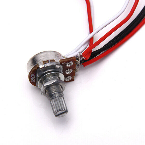Set of Guitar Circuit Wiring Pickup Selector Switch 3WBT / 1V / 1T / 1J 2 500K