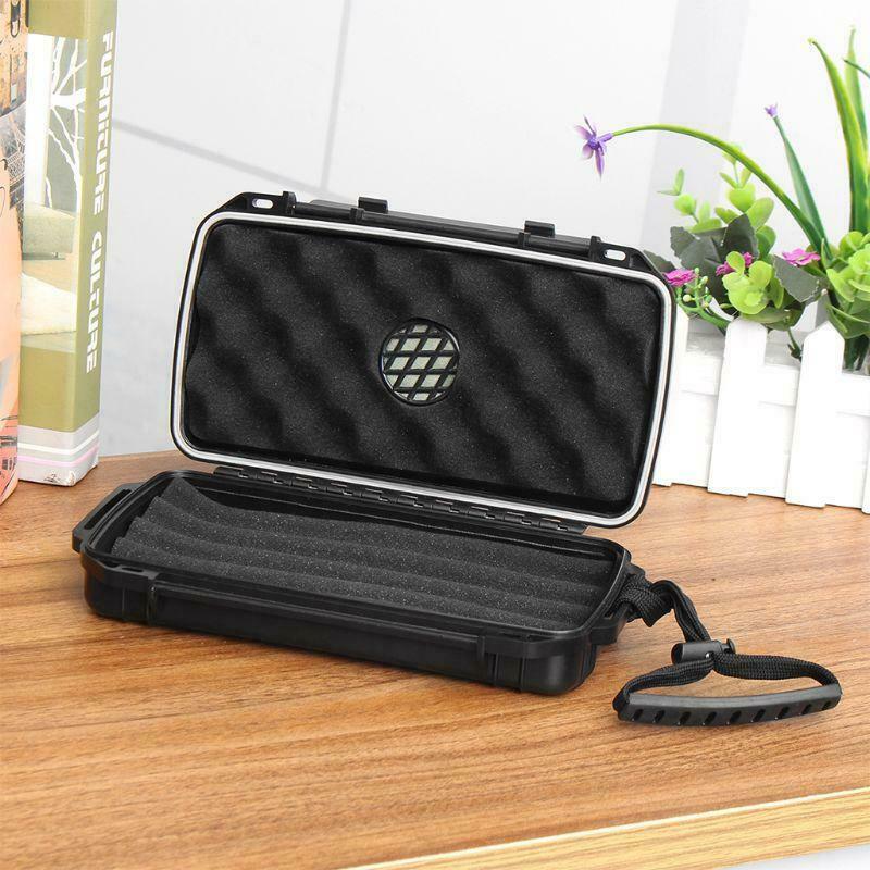 Cigar Plastic Travel Humidor Case - Waterproof, Dustproof, Shockproof Premium