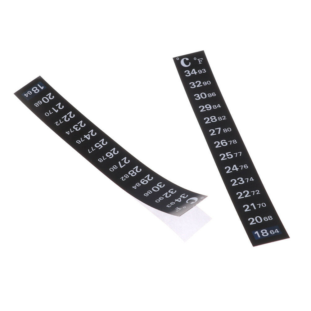 StickOn Thermometer Temperature GaugeHeater Stickers Aquarium fish tankGla.l8