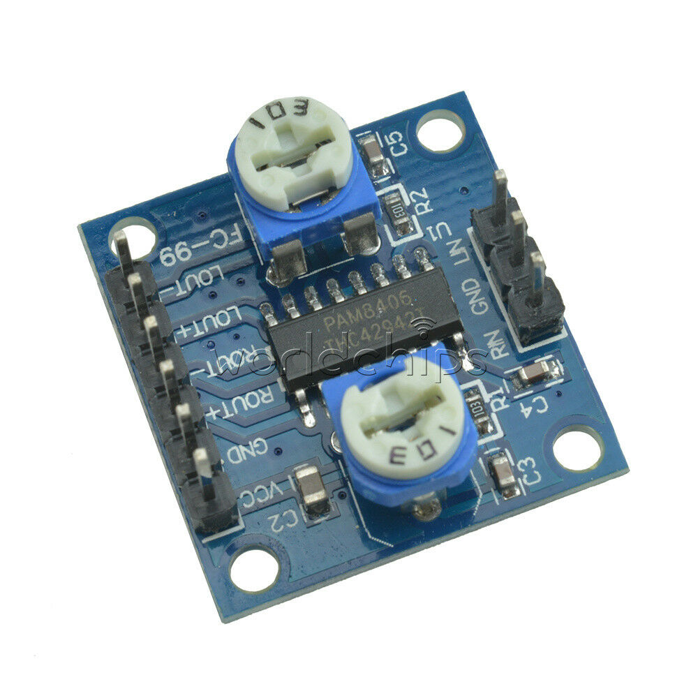 5W+5W PAM8406 Digital Amplifier Board With Volume Potentiometer 5Wx2 Stereo M70