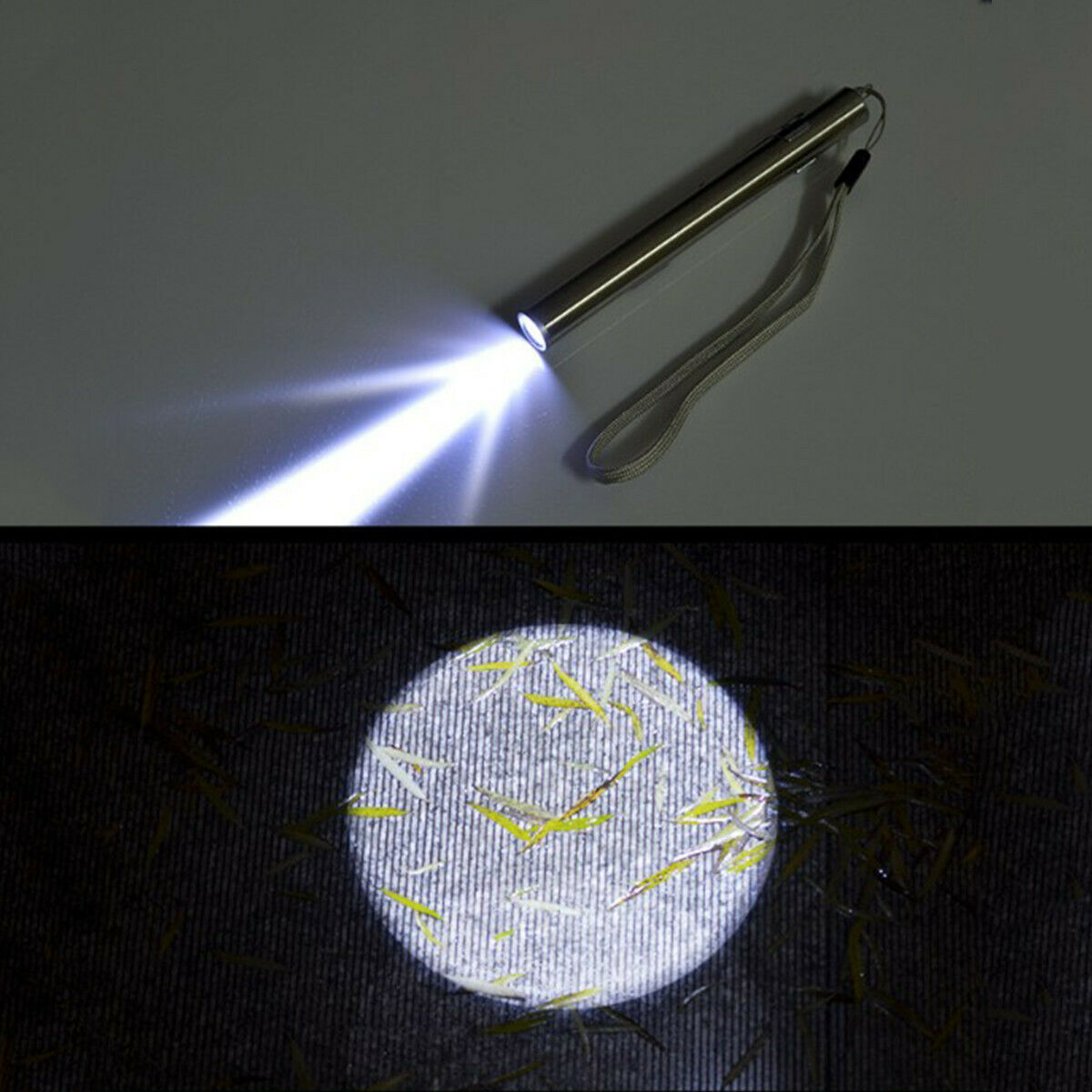 5X Waterproof Pocket LED Flashlight Rechargeable Torch Mini Penlight Lamp light