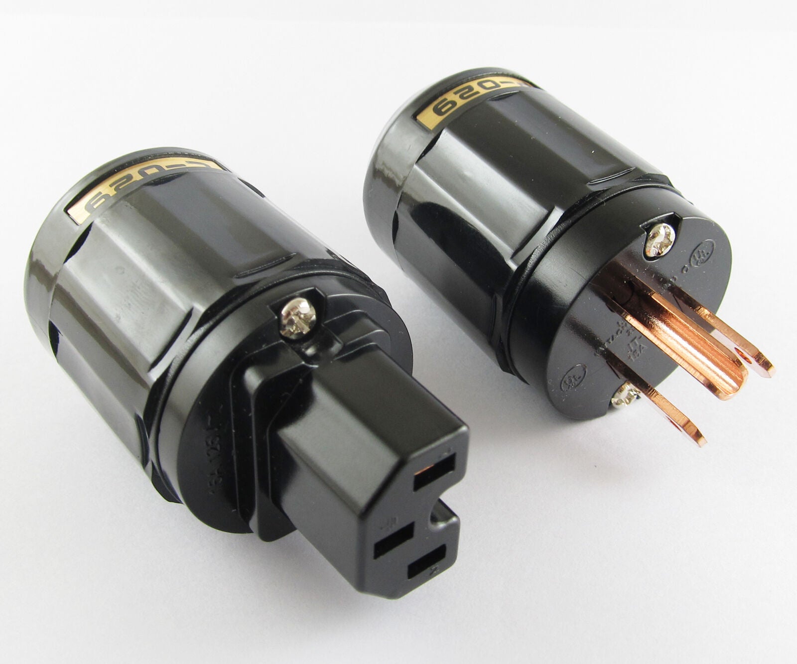 5 Pair C-029 IEC Connector + P-029 US Power Plug ICE Connector for Audio