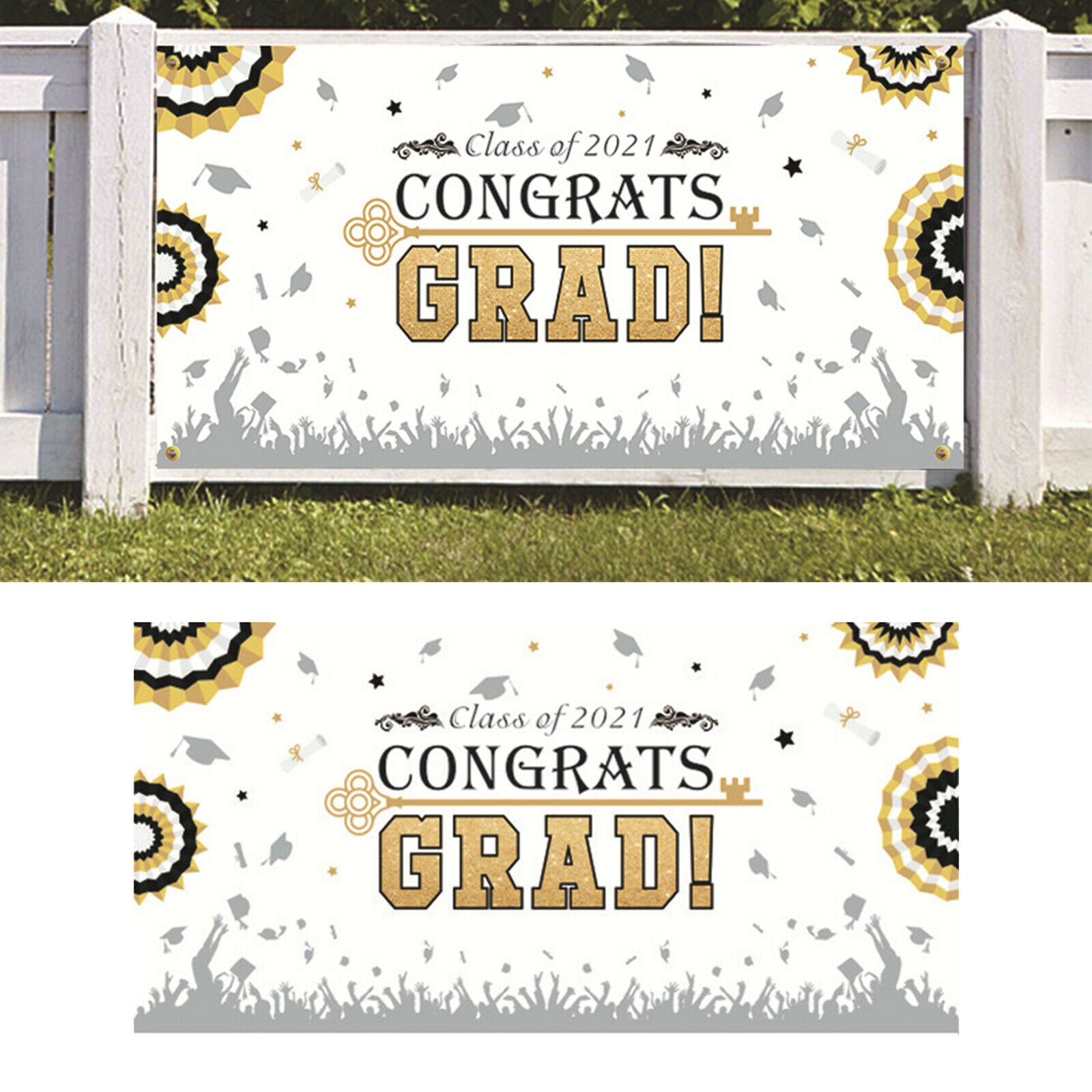 Graduation Banners Wall Decor Party Flag Porch Sign Outdoor Party Ornaments