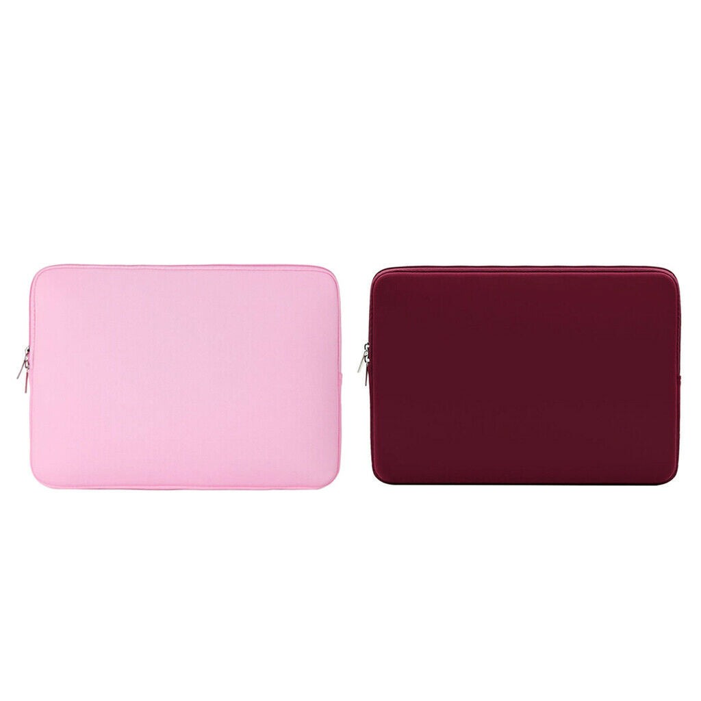 2x Soft Liner Sleeve Pouch for 15.6"in Tablet Compatible Chromebook Supplies