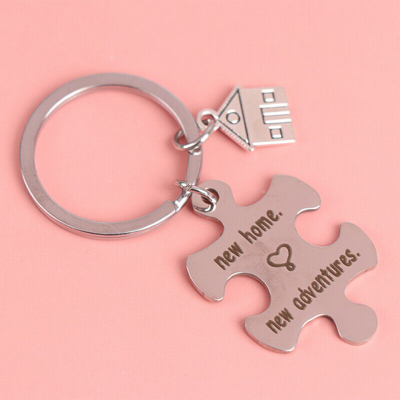 1pair Best Friend Key Chain Gifts Housewarming Gift Homeowner House Keyring  Tt