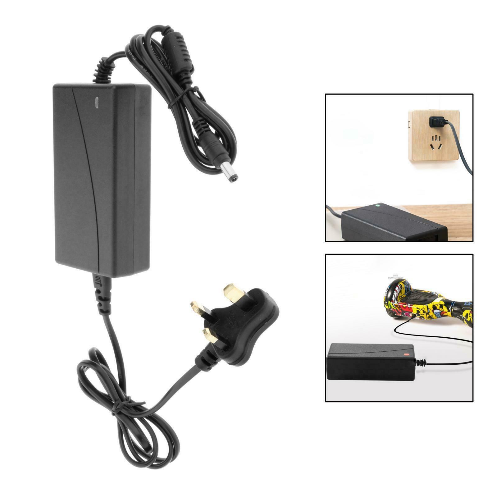 Power Supply DC 5.5mm 42V 0.8A Charger for Electric Bike Scooter Skateboard