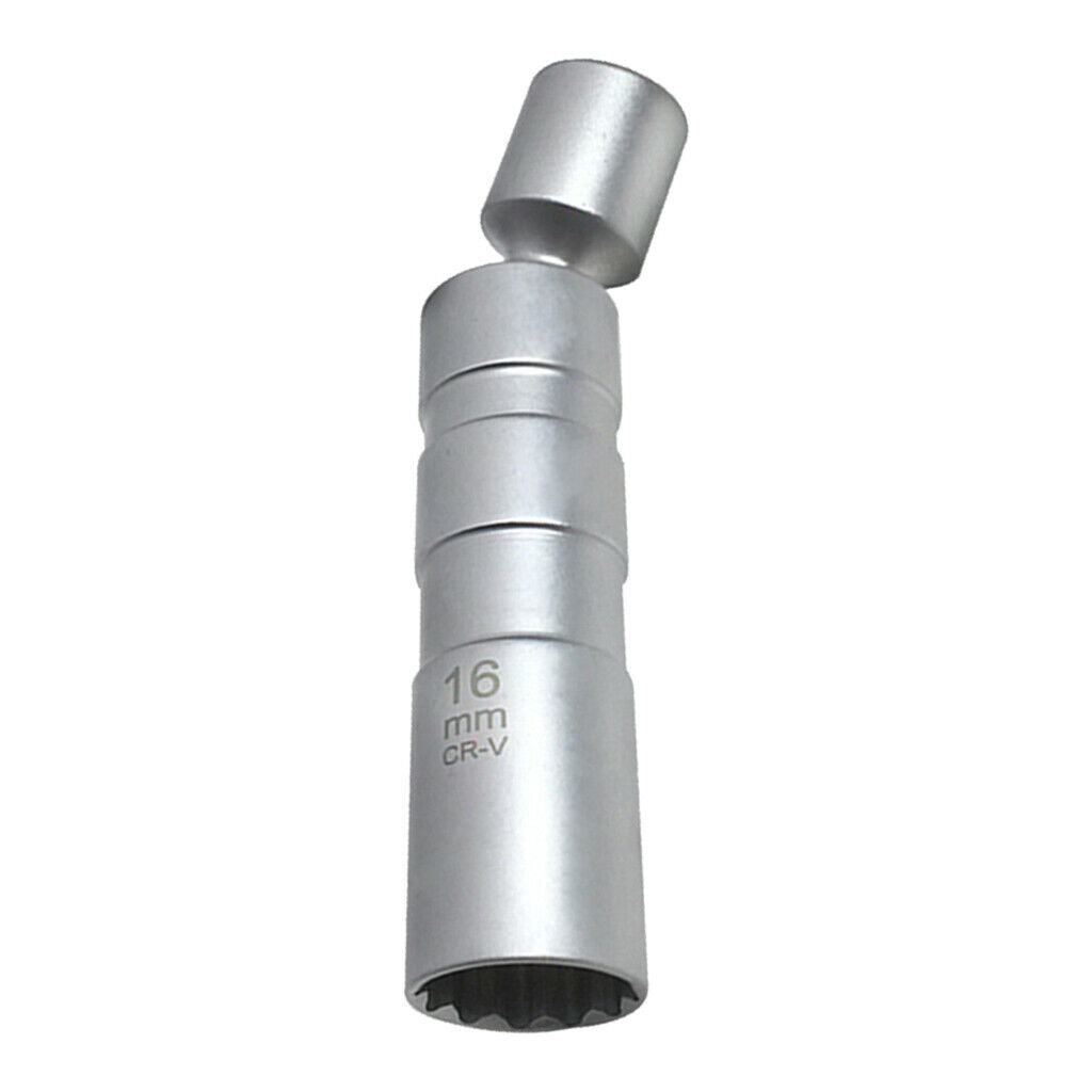 16mm 3/8inch Drive Thin Wall Magnetic Spark Plug Wobble Socket for BMW E60