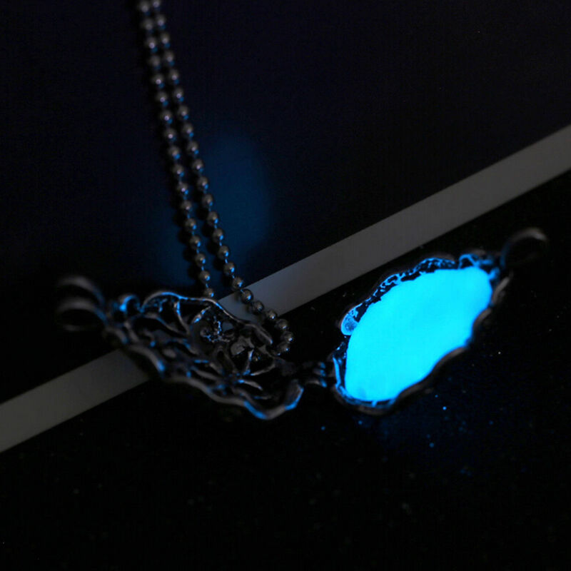Lovely Wishing Tear Drop Fairy Glow in the Dark Steampunk Pendan.l8