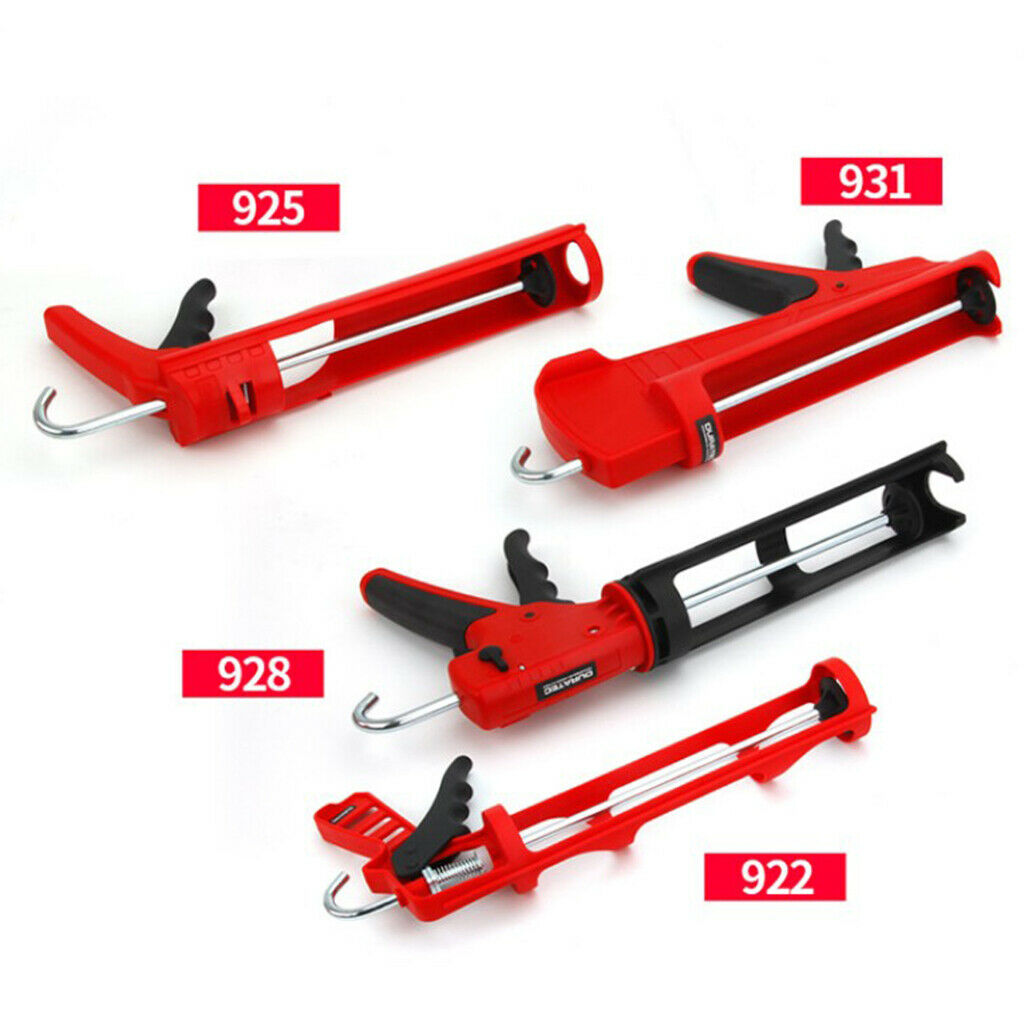 1x Heavy Duty Pro Silicone Sealant Caulking Gun No Dripping Mastic Caulk