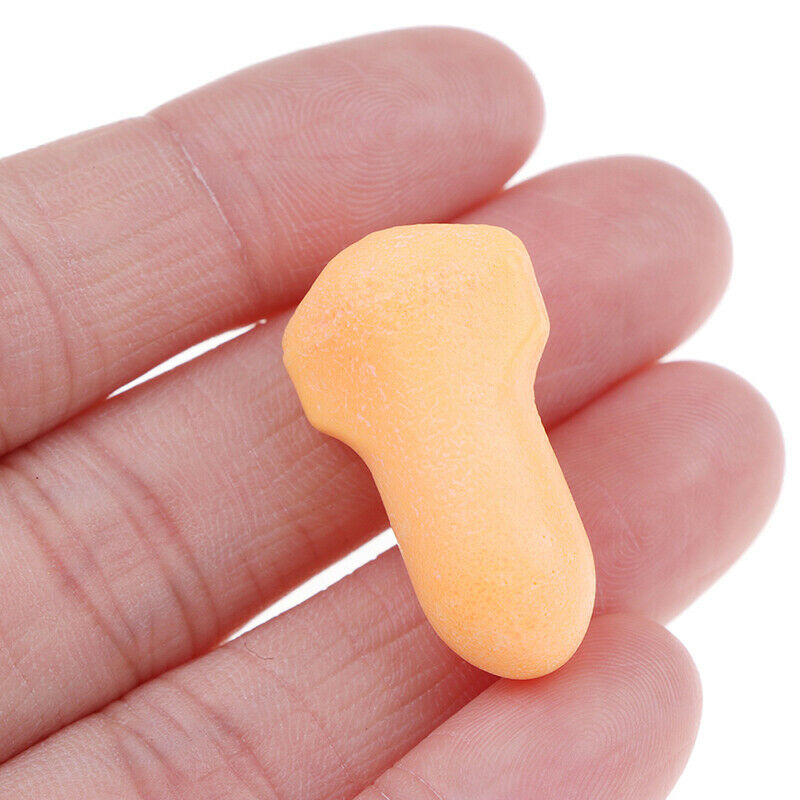 10 pairs comfort noise reduction Foam Soft Ear Plugs Noise Reduction Earp *DEAU