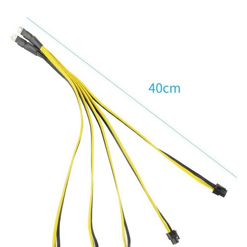 S7 S9 to 5X PCI-E PCIe 6Pin GPU  Card Splitter Power Cable for BTC Miner BitJ1I5
