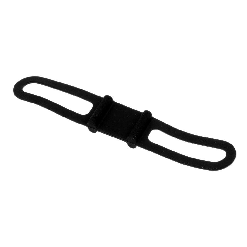 2 Bike Silicone High Elastic Band Flashlight