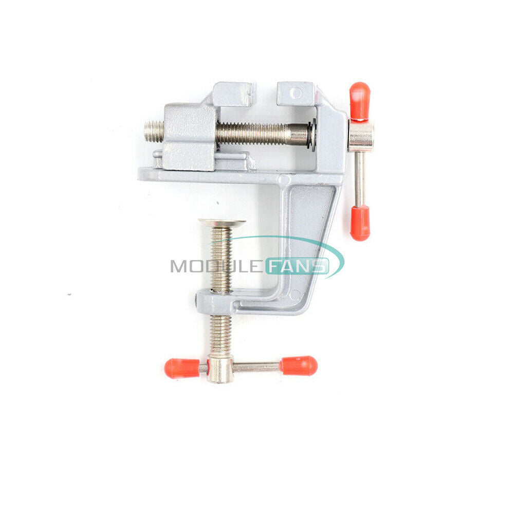 DIY Mini Bench Table Vise Aluminum Alloy Bench Vise Mold Fixed Repair Tool Vise