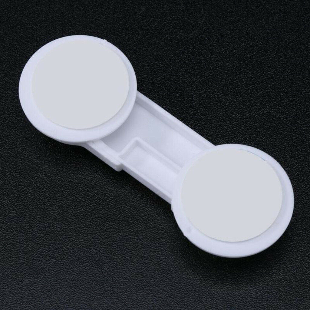 White Child Baby Cupboard Safety Locks Kids Baby Proofing Fridge Strap Locks