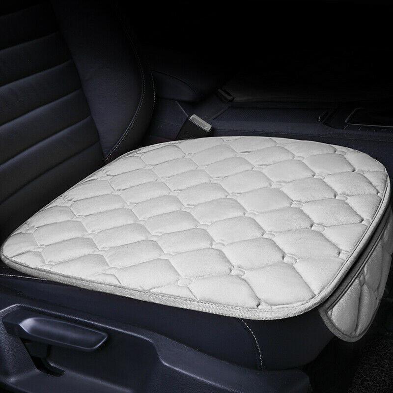 Gray Car Seat Cover Velvet Soft Breathable Mat for Auto Chair Cushion CN