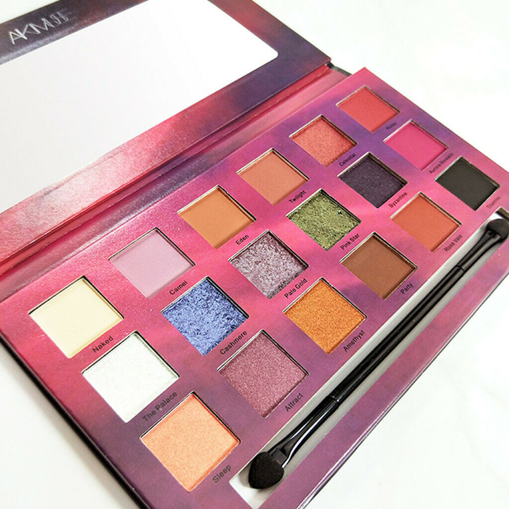 18 Colors Glitter Eyeshadow Palette Shimmer Ultra Pigmented Makeup Eye Shadow