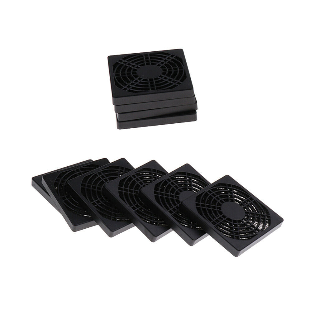 20x Ventilation Protection Grille With Dust Filter For Fan PC Computer Case 8cm