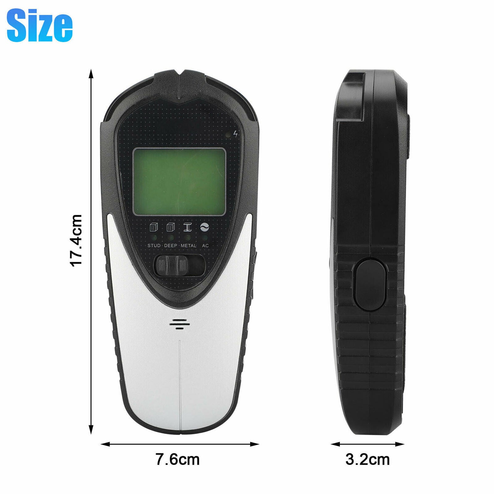 4 in 1 LCD Digital Stud Finder Wall Sensor Scanner Metal Wood AC Wire Detector