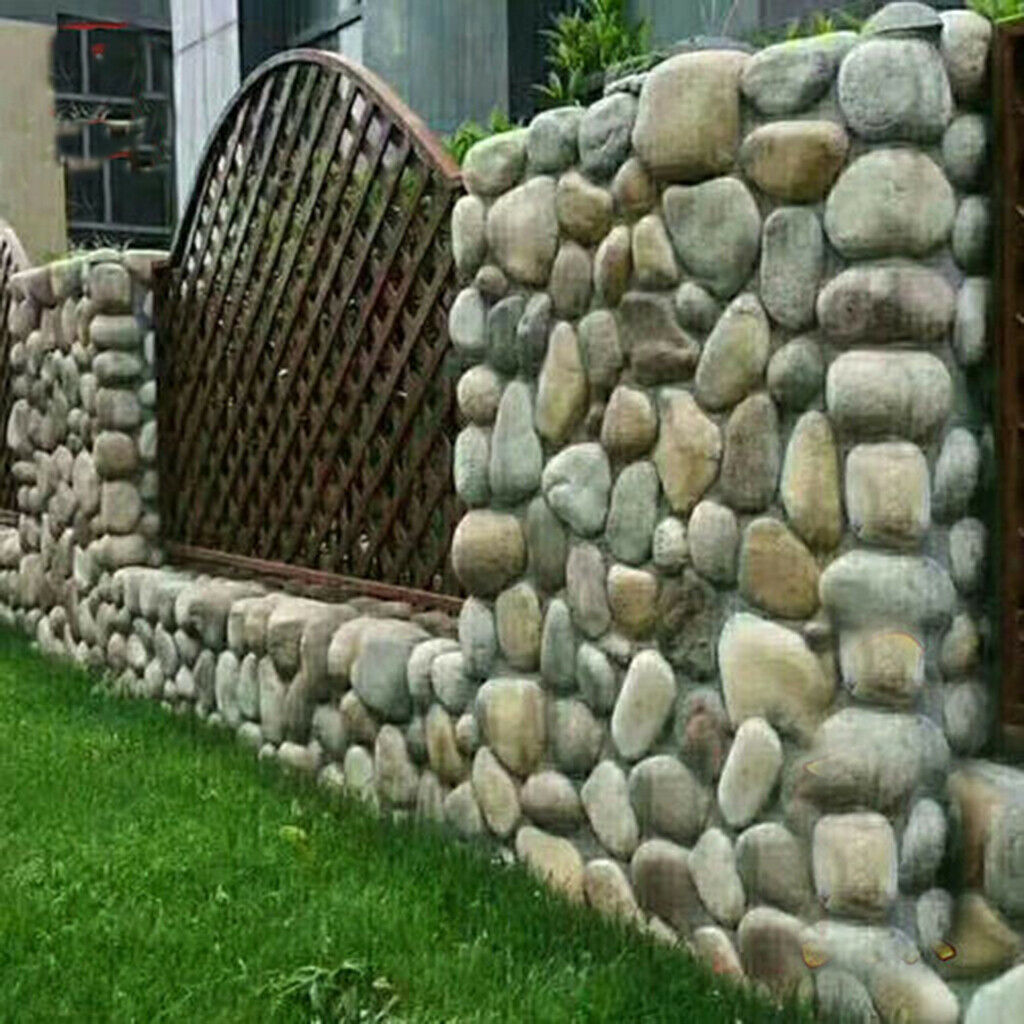 Stepping Stones Mold Cobble Pebbles Rock Brick Concrete Mould Decor DIY