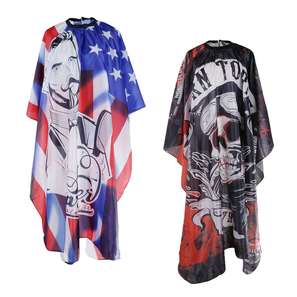 2x Anti-static Barber Hairdressing Cutting Shampoo Capes Coloring Gown Wrap