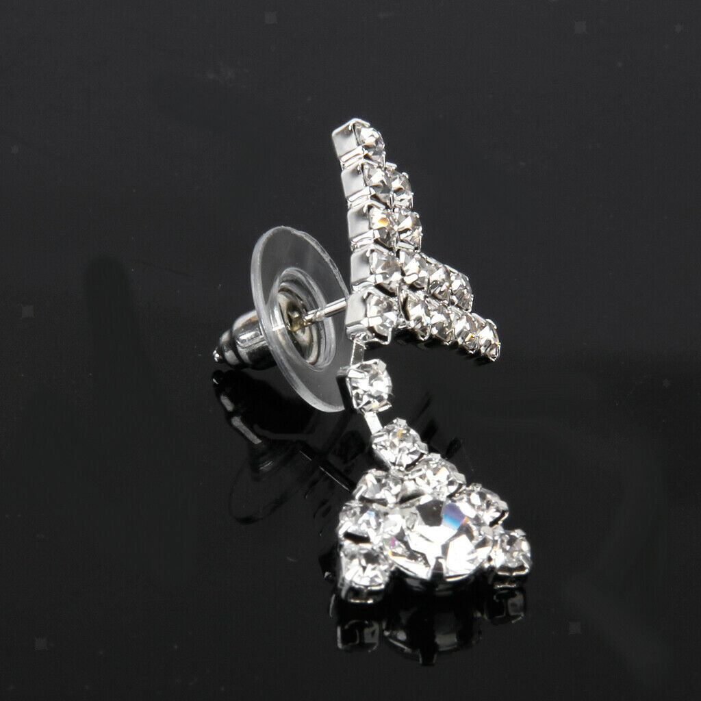 50Pcs Ear Studs Backs Clutch Plastic Pad For Earrings DIY Craft Kit Jewelrys