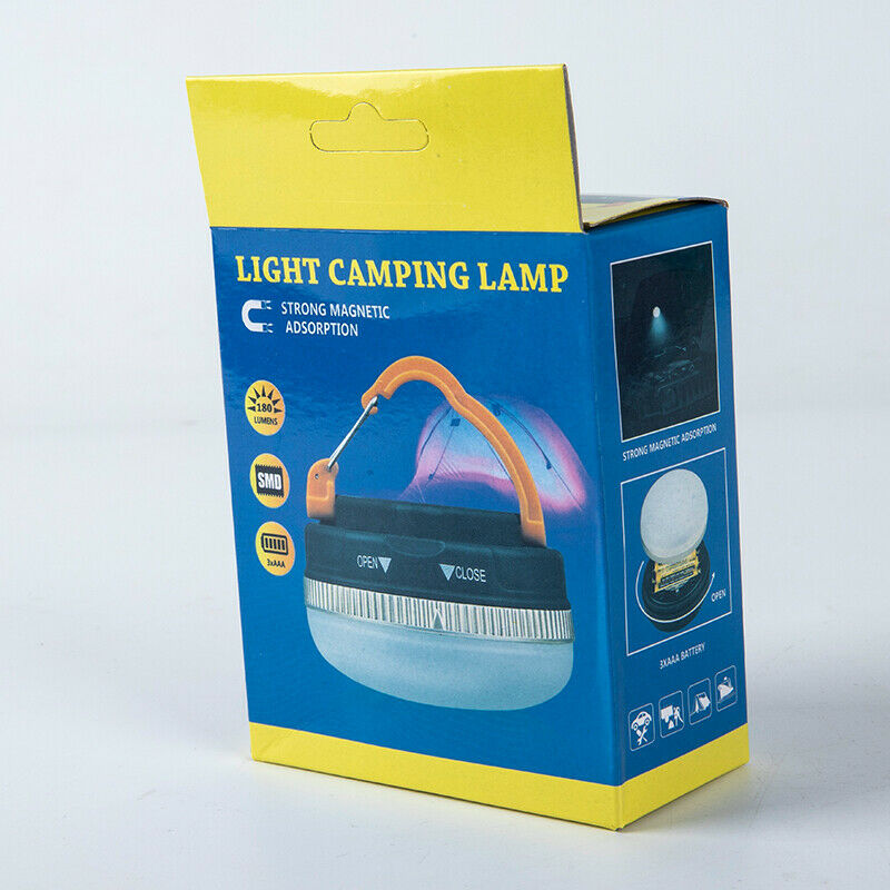 Battery Portable Lantern LED Camping Tent Light Hanging Working Emergency La Tt
