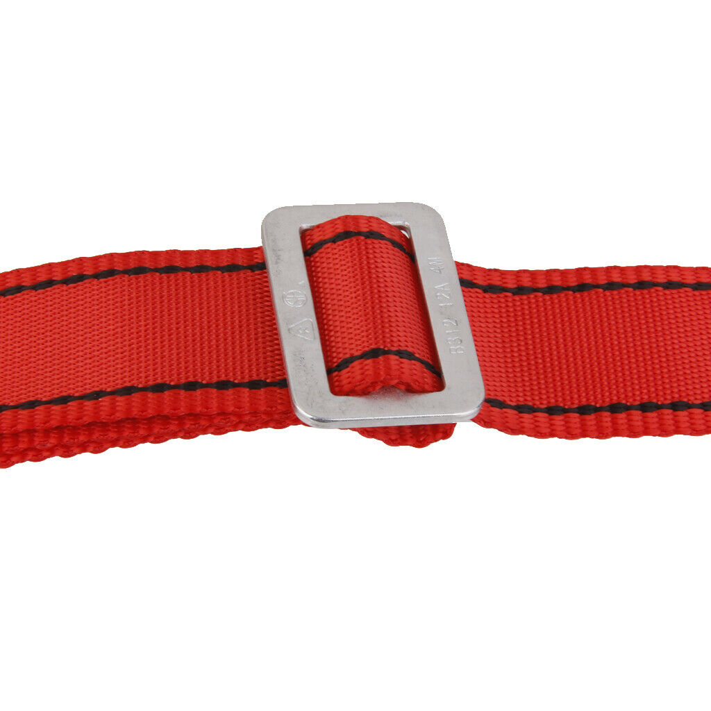 2.5 Meters Adjustable Rock Climbing Mountaineering Sling Strap Red 22KN