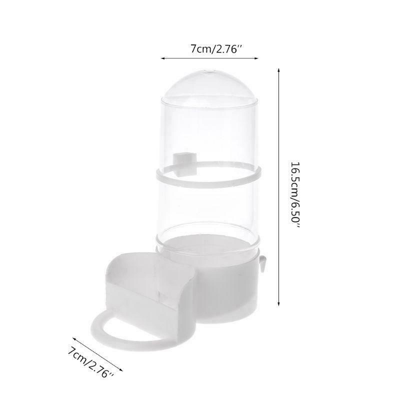 Bird Feeder Automatic Food Water Feeding Parrot Hamster Pet Clip Cage Dispenser
