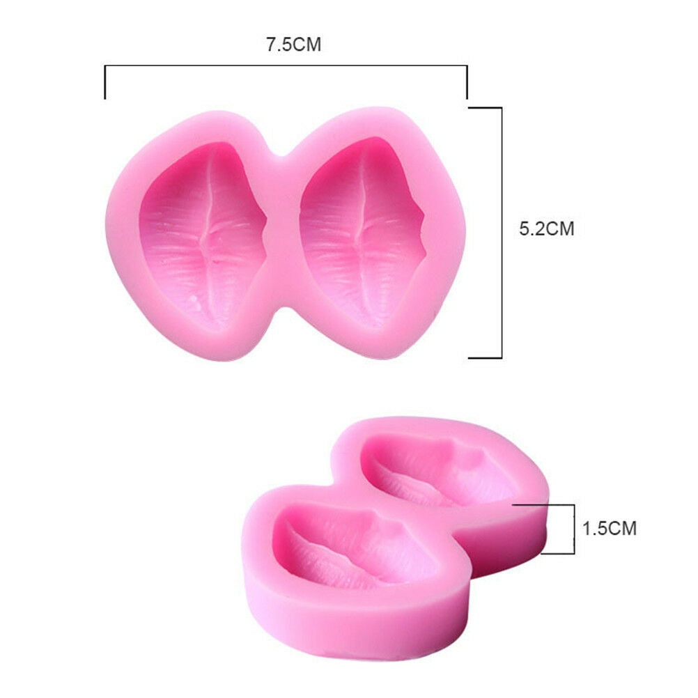 sexy lips silicone fondant cake decor mold chocolate baking sugarcraft too.l8