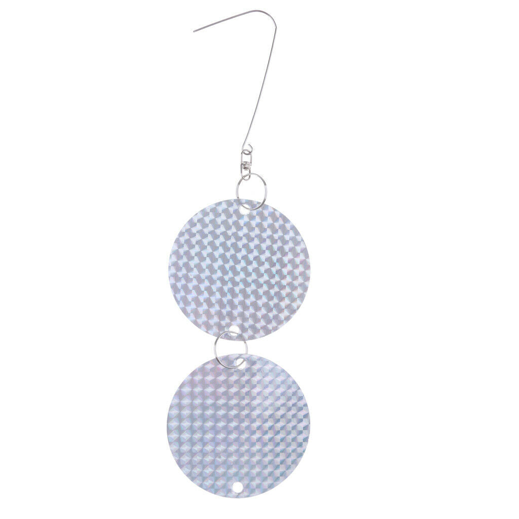 16Pcs Bird Repellent Disks Hanging Reflective Discs for Windows and Trees #2