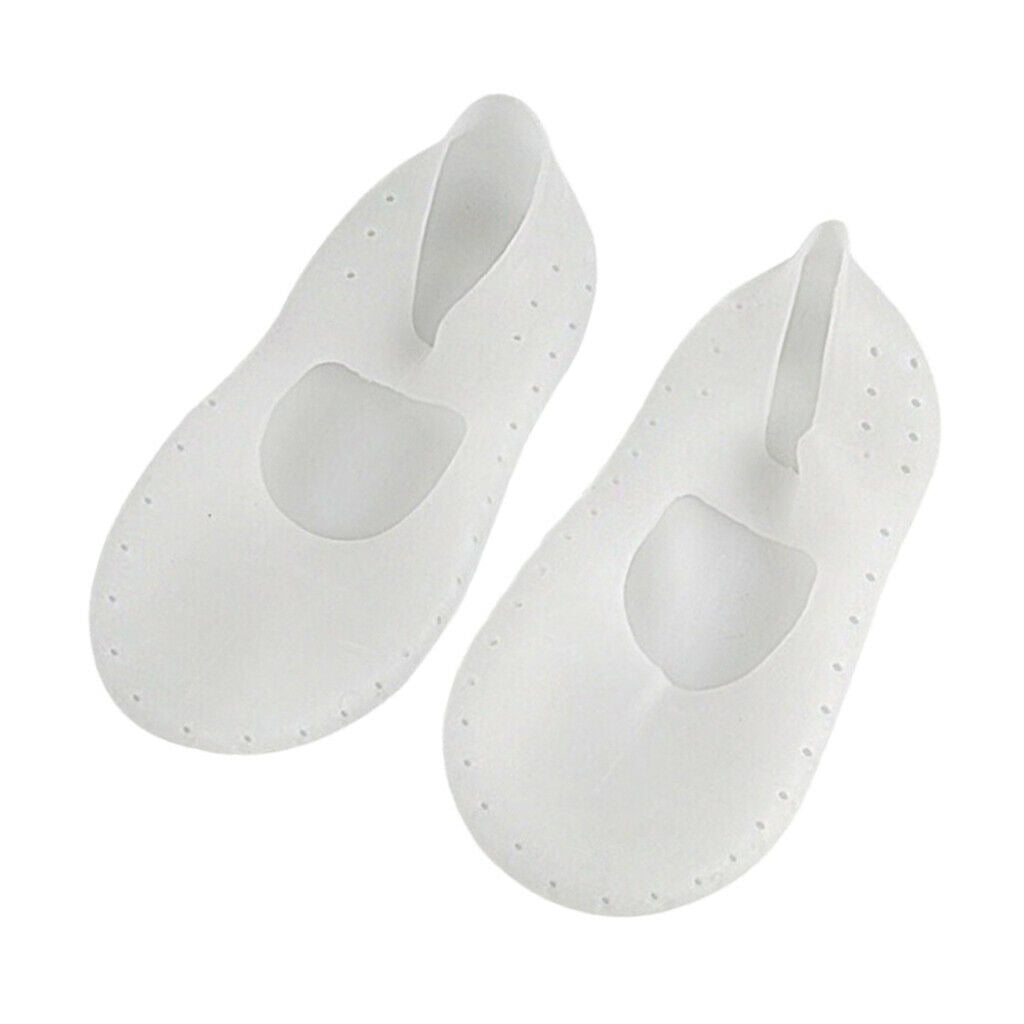 Anti silicone gel moisture socks skin care protection for chapped feet L