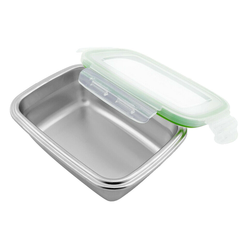 Stainless Steel Food Containers Food Preservation Lunch Box Leakproof 350ml