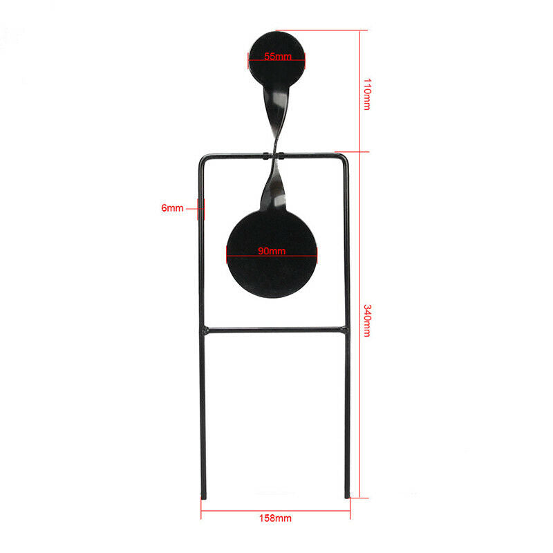 Bull's-Eye Target Shooting Target 15x2x46cm Iron Target For Outdoor Sports