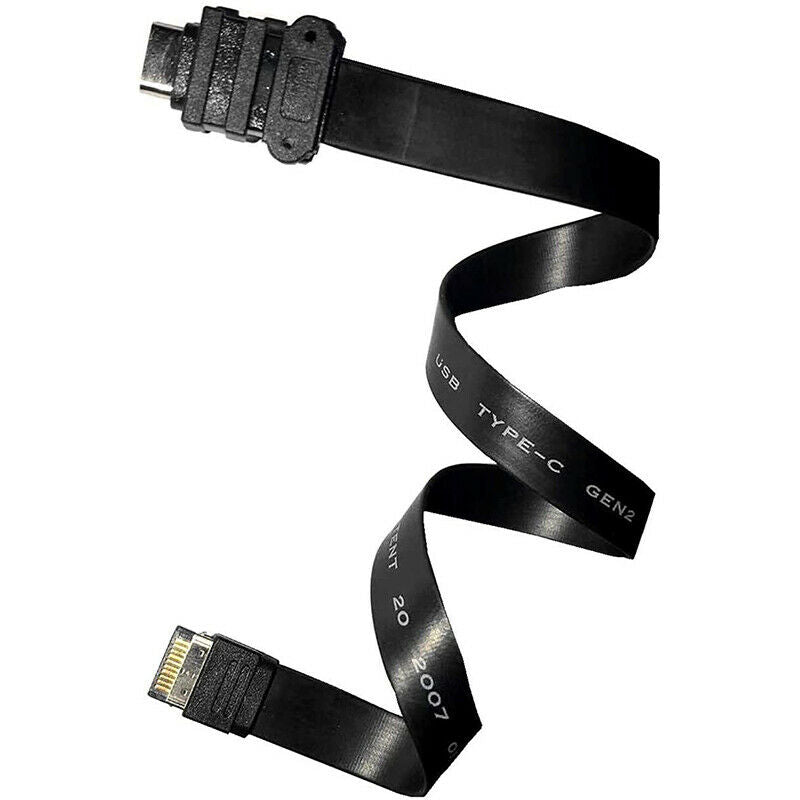 USB C Front Panel Motherboard Header Extension Cable 80cm, Internal USB 3.1 N2Z4