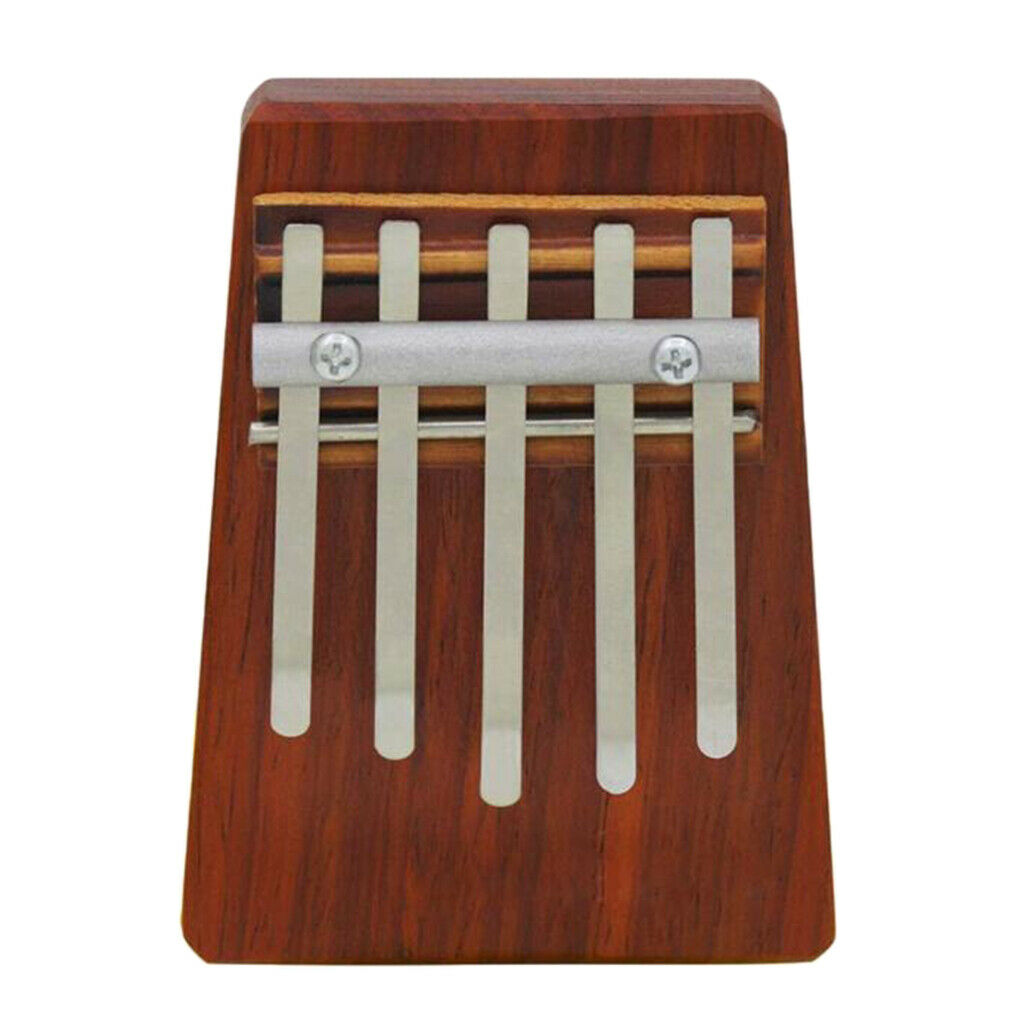 Mini Kalimba Thumb Piano Mbira Rosewood Kids Children Music Instrument Wood