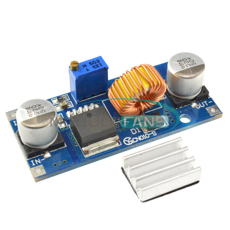 10PCS 5A XL4015 DC-DC Step Down Adjustable 4-38V LED Lithium Power Supply Module
