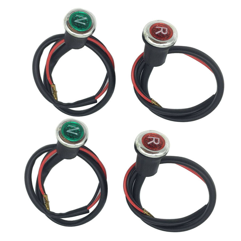 2x Neutral Reverse Light Gear N/R Indicator For 90cc 110cc 125cc 300cc ATV