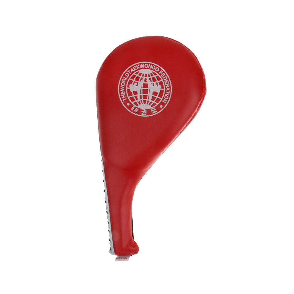 1Pcs Taekwondo Karate Kick Strike Floppy Paddle/Clapper Target Pad Red