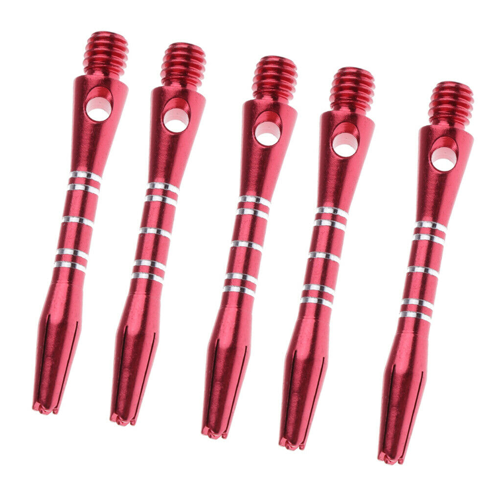 2x 5pcs Durable Red Anodised Aluminum  Shaft Indoor Game 40mm 1.6 Inch