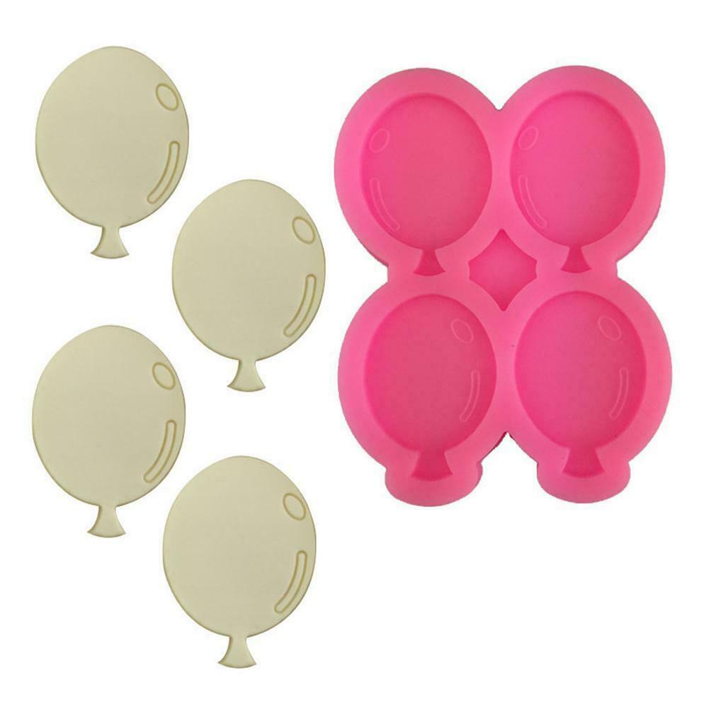 Candy Clay Fondant Tool Balloon Shapes Lollipop Birthday Silicone Molds hot