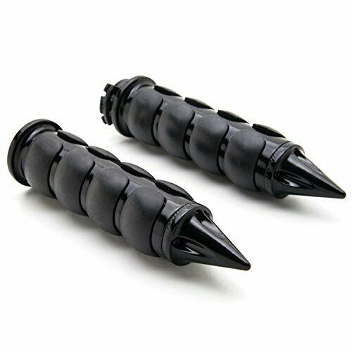 Rubber Motorcycle Handlebar Hand Grips 1'' Inch Throttle Bar Ends